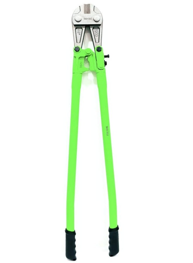 WYATT Smash 48 inch 116cm Bolt Cutter, Steel Chrome Alloy Jaws, Compound Cutting Chain, Comfortable Ergonomic Shape Soft Rubber Grip Thick Handle (48 INCHES) - Image 1